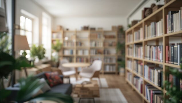 Airy organized shelves