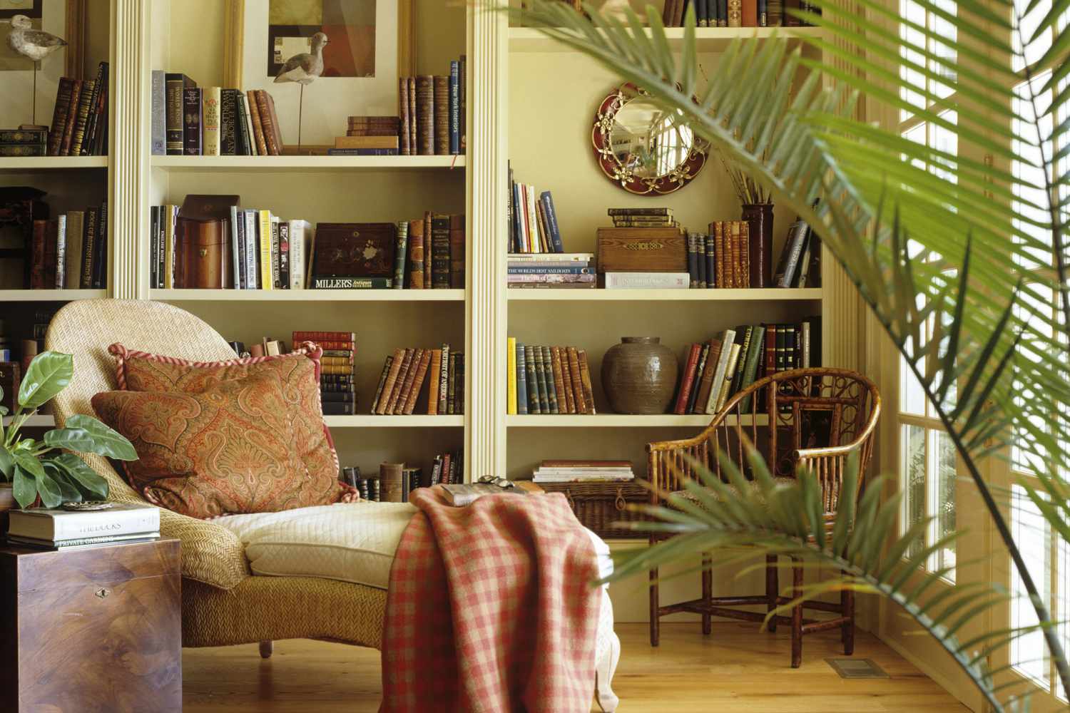 Warm, thoughtfully arranged living space